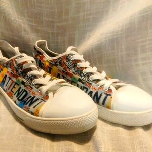 "Flight Attendant " low top sneakers